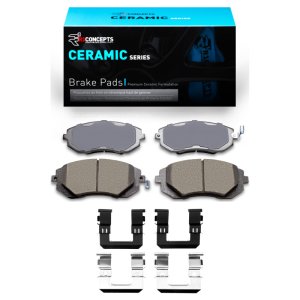 Saab 9-2X Brake Pads - Front - R1 Concepts - Ceramic - `02-`12